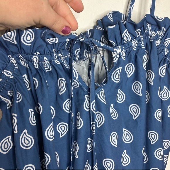 NWT Cupshe Paisley print cami mini dress size Medium - Picture 5 of 9